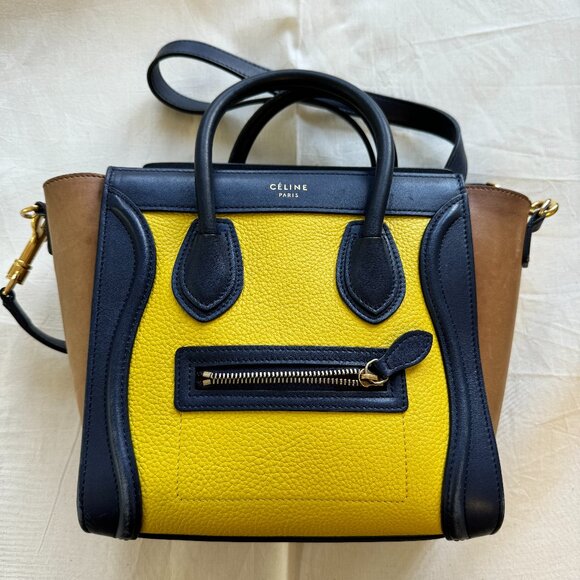 Great condition Celine Leather Luggage Nano with dust bag - Picture 4 of 14